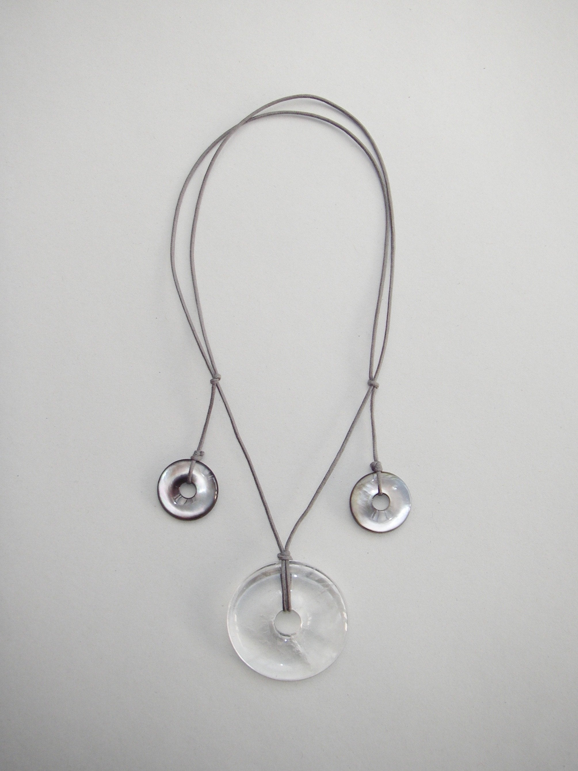 MIKODO NECKLACE, CRYSTAL